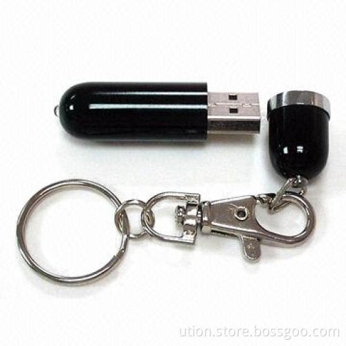 Mini Metal USB Flash Drive, Available in Laser Engraved Logos, Supports USB 2.0 Interface